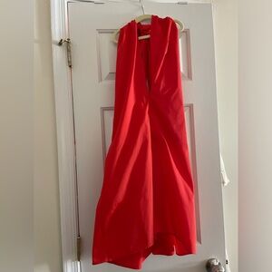 Staud red halter romper, size 4